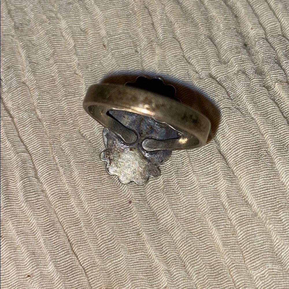 925 Sterling silver vintage ring carnelian - Picture 6 of 9